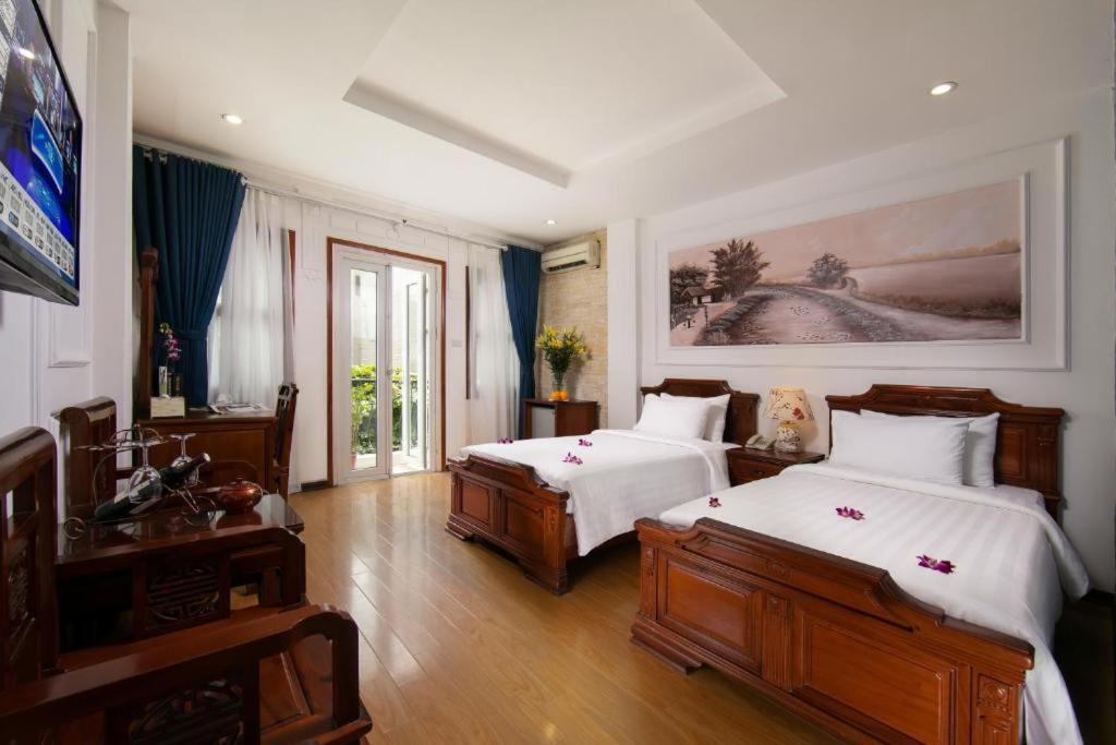 Hanoi Sunshine Hotel Bagian luar foto