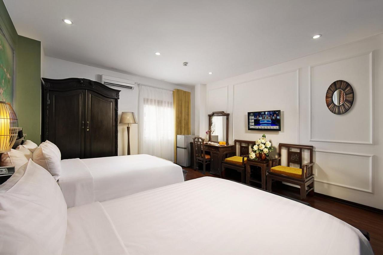 Hanoi Sunshine Hotel Bagian luar foto